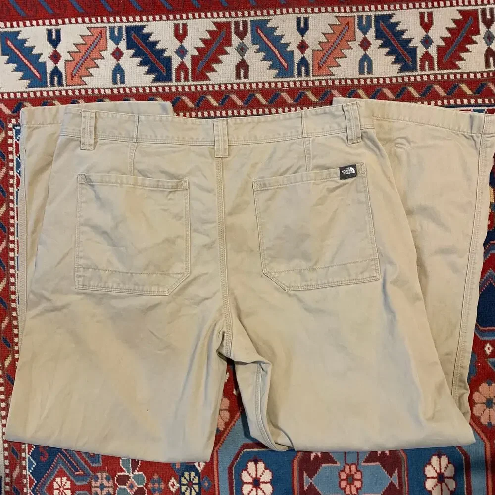 The North Face‎ Chino Utility Pants Mens 36x31 Tan Excellent Cotton Twill